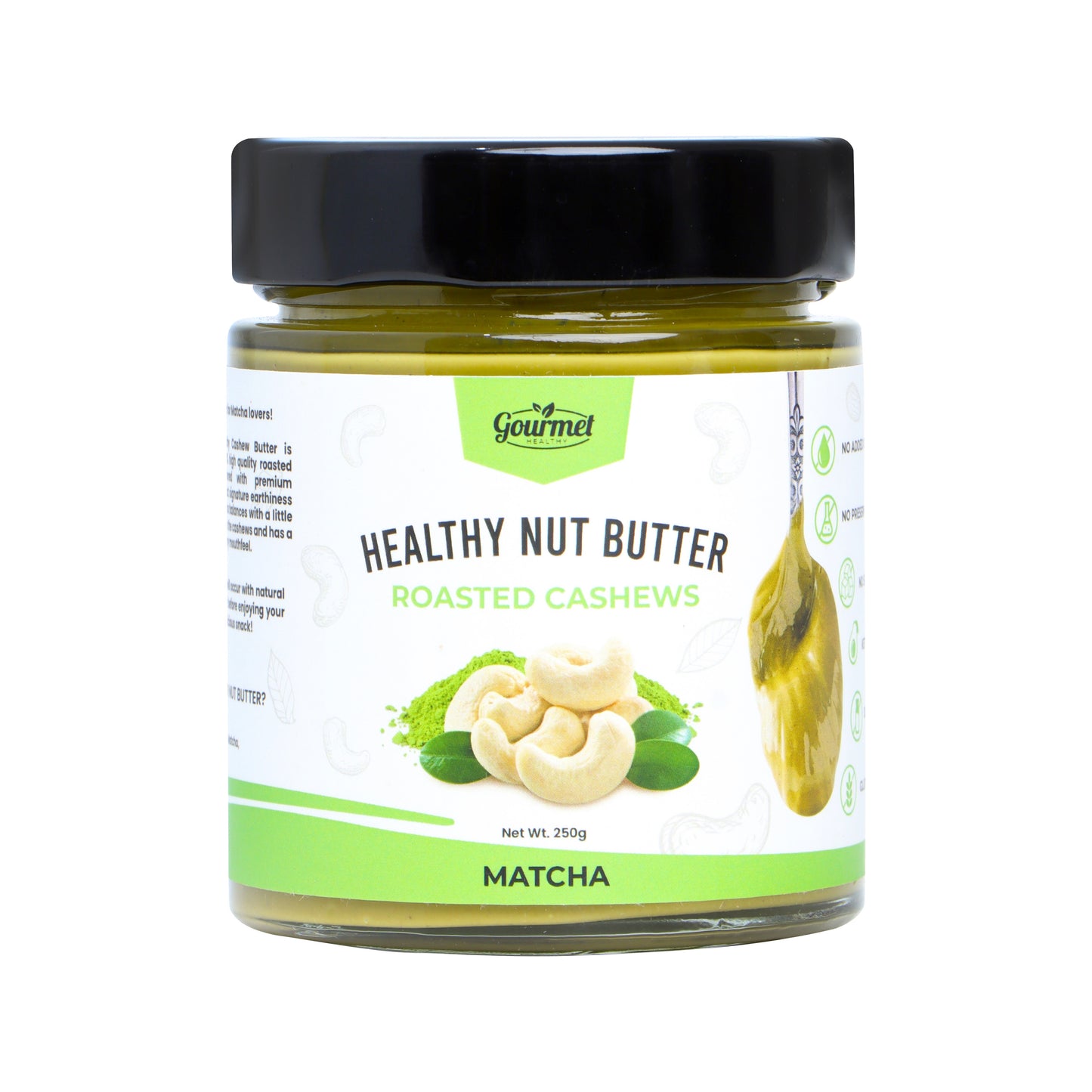 Healthy Cashew Butter with Matcha