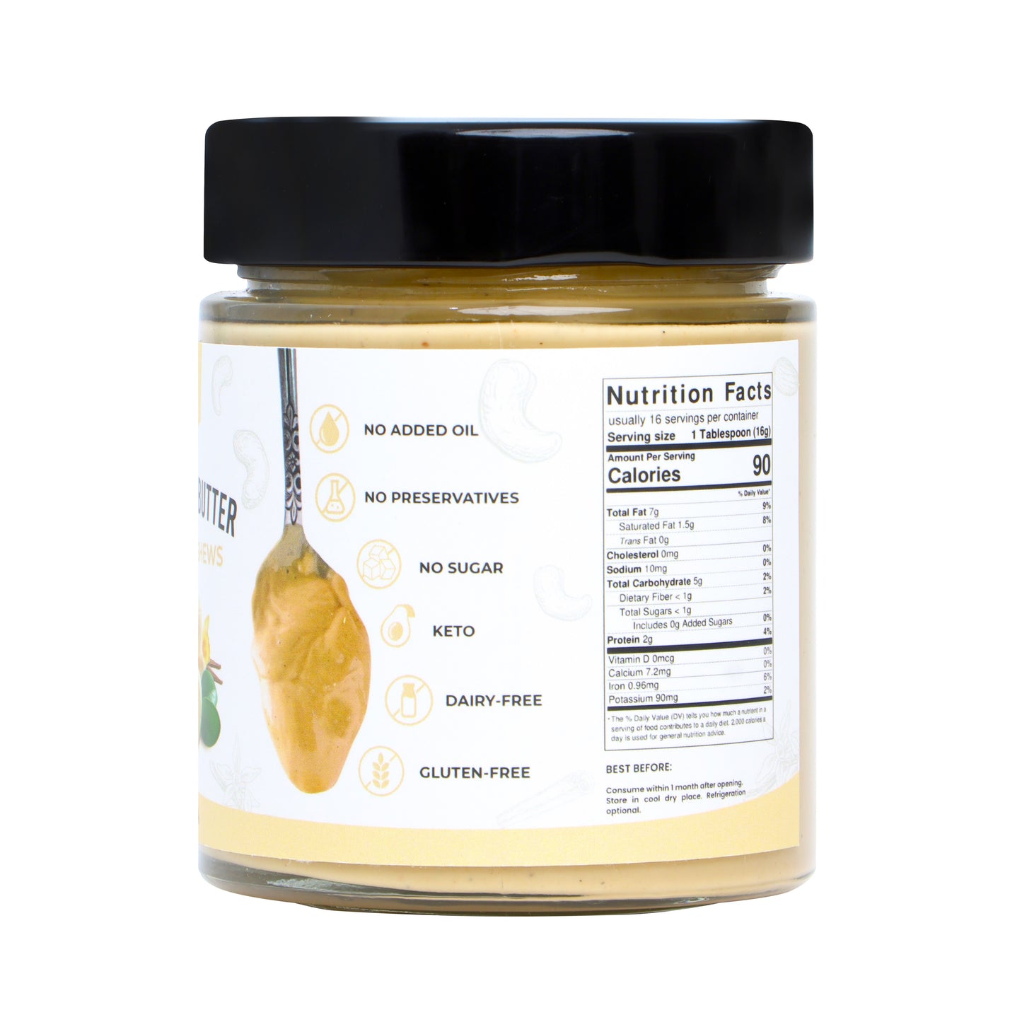 Healthy Cashew Butter with Vanilla