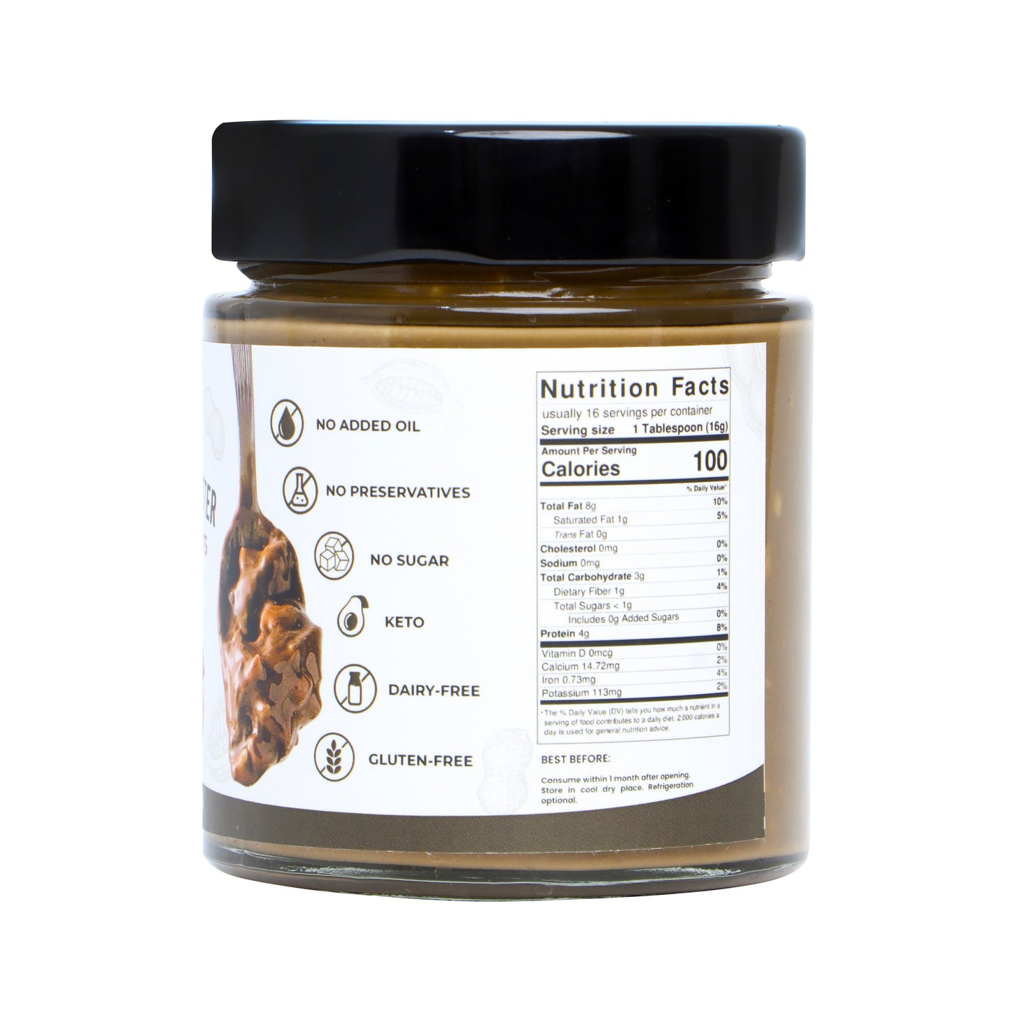 Gourmet Healthy Peanut Butter with Cacao