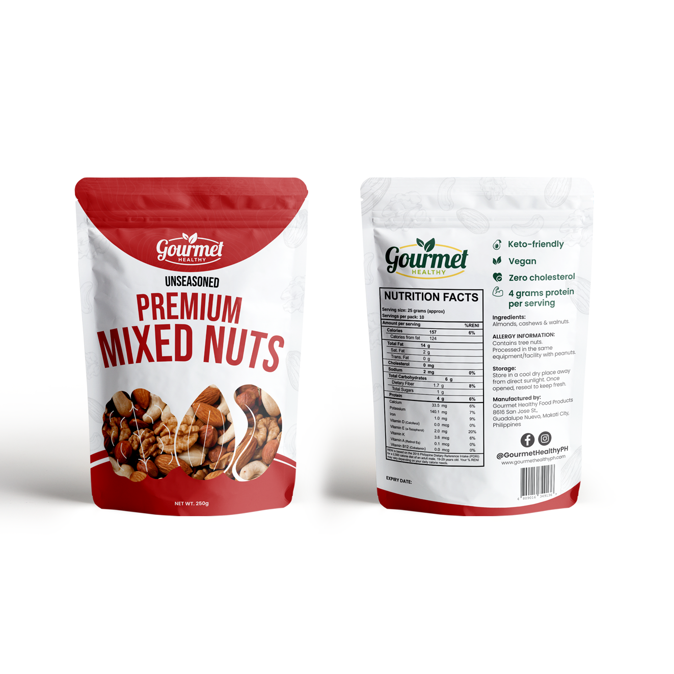 Gourmet Healthy Premium Mixed Nuts - 250g