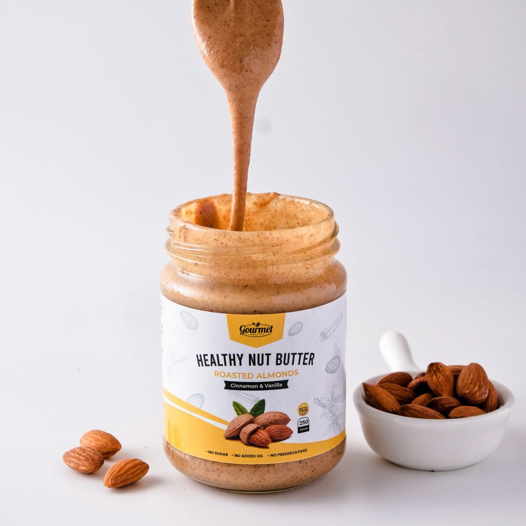 Healthy Almond Butter - Cinnamon & Vanilla