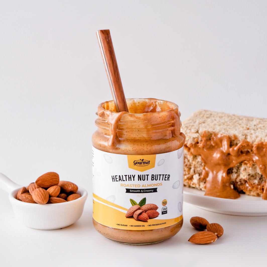 Healthy Almond Butter - Smooth & Creamy