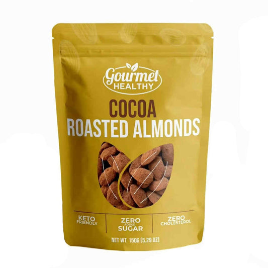 Gourmet Healthy Cocoa Roasted Almonds - 150g