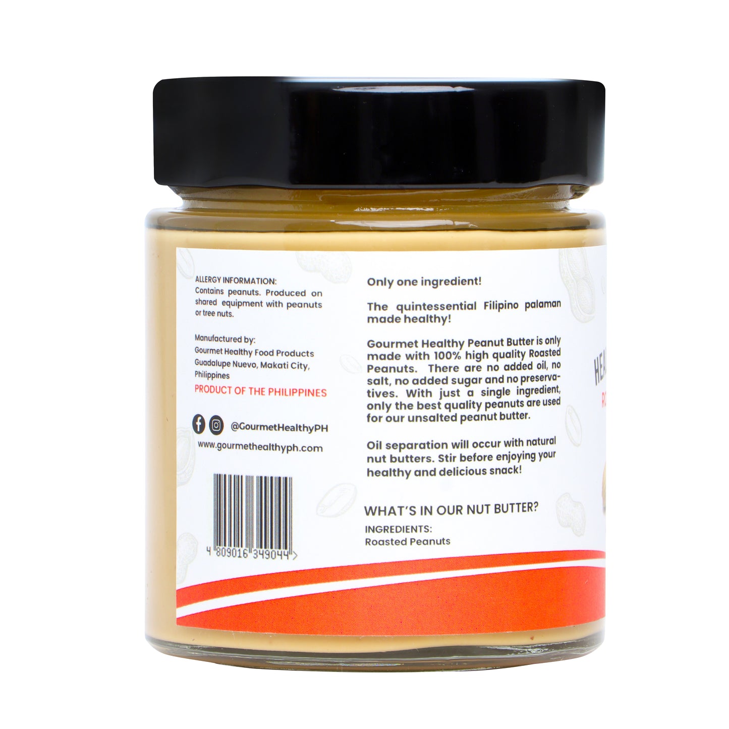 Healthy Peanut Butter - Unsalted